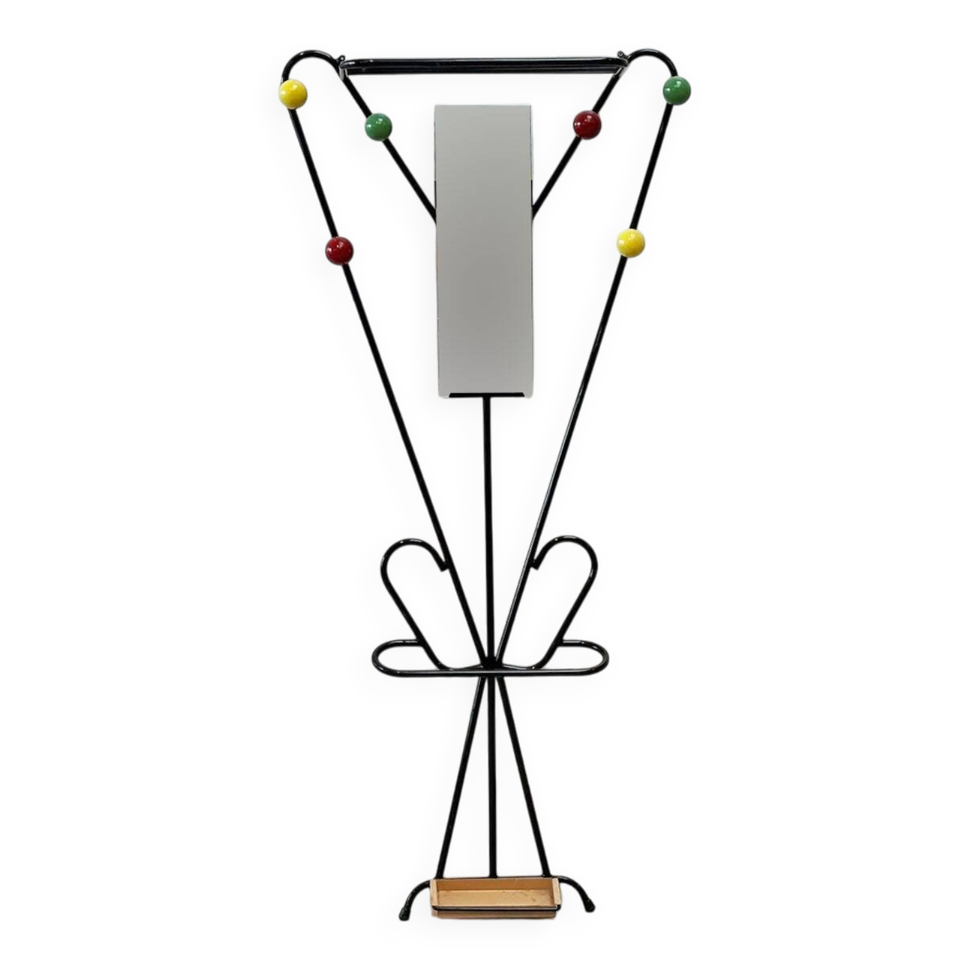 Colorful Coat Rack attr. to Roger Feraud