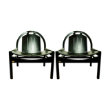 Pair of lounge chairs Baumann "Argos" late 70s