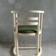 White patina wooden armchair, 1950s