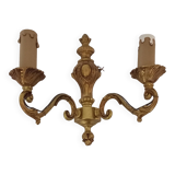 Louis XV style double bronze wall light