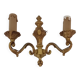 Louis XV style double bronze wall light