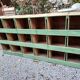 Casiers, meuble de métier en bois