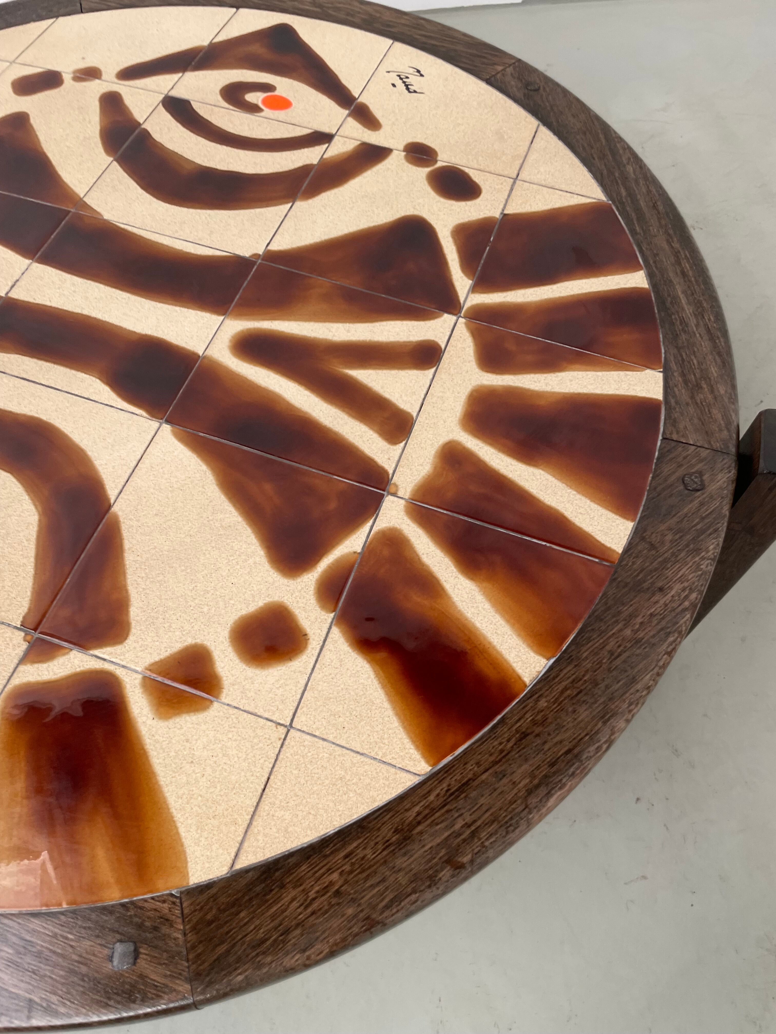 Ceramic coffee table "fish" Maud