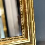 Mirror 113x59 19th century Louis-Philippe gold leaf gilding