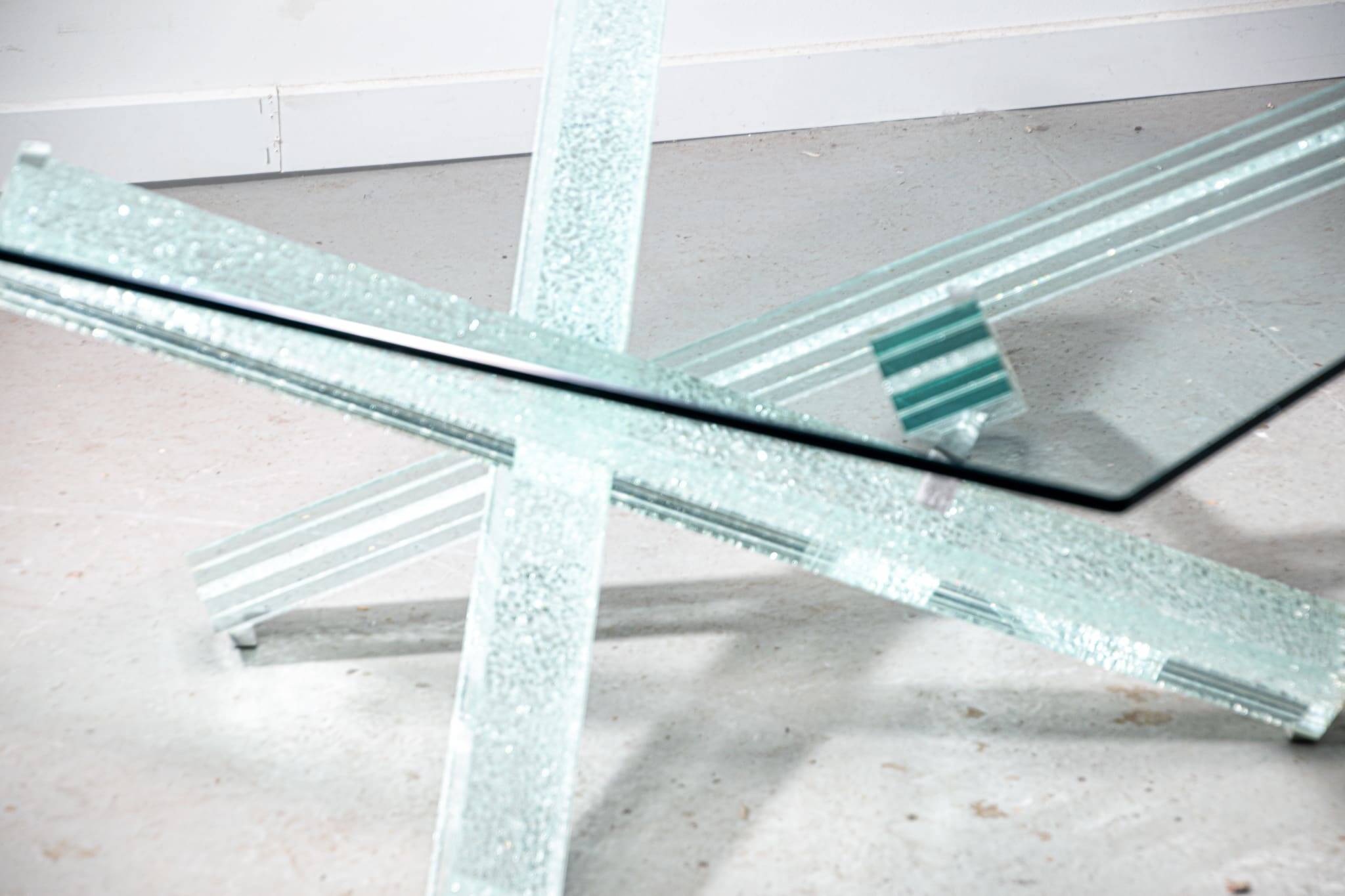 Table basse Mikado conçue par Maurice Barilone pour Roche Bobois