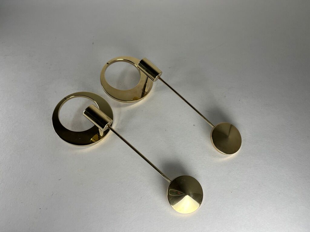 2 Arthur Pe wall candle holders for Kolback Studio Sweden, 1965-70