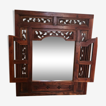 Miroir style indien - 80x80cm