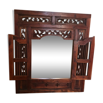 Miroir style indien - 80x80cm