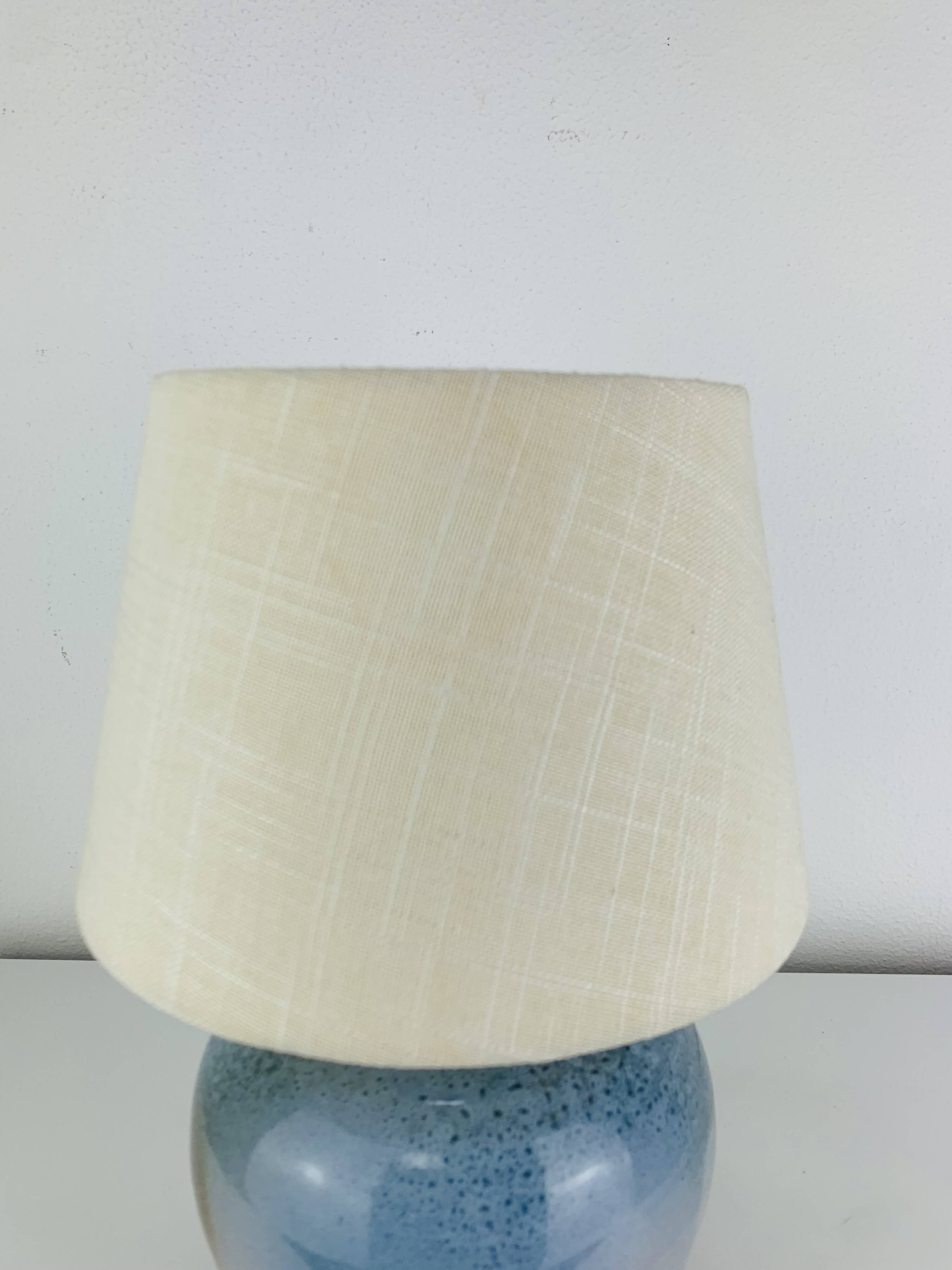 Ceramic ball lamp by Dany & Michel Woop in Grimaud, vintage