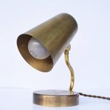 Karl Boréns for Borås Sweden, 1950s Desk Lamp made in Brass