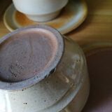 2 large sandstone cups from the Marais