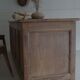 Old trading counter in solid oak – 19th century trade furniture