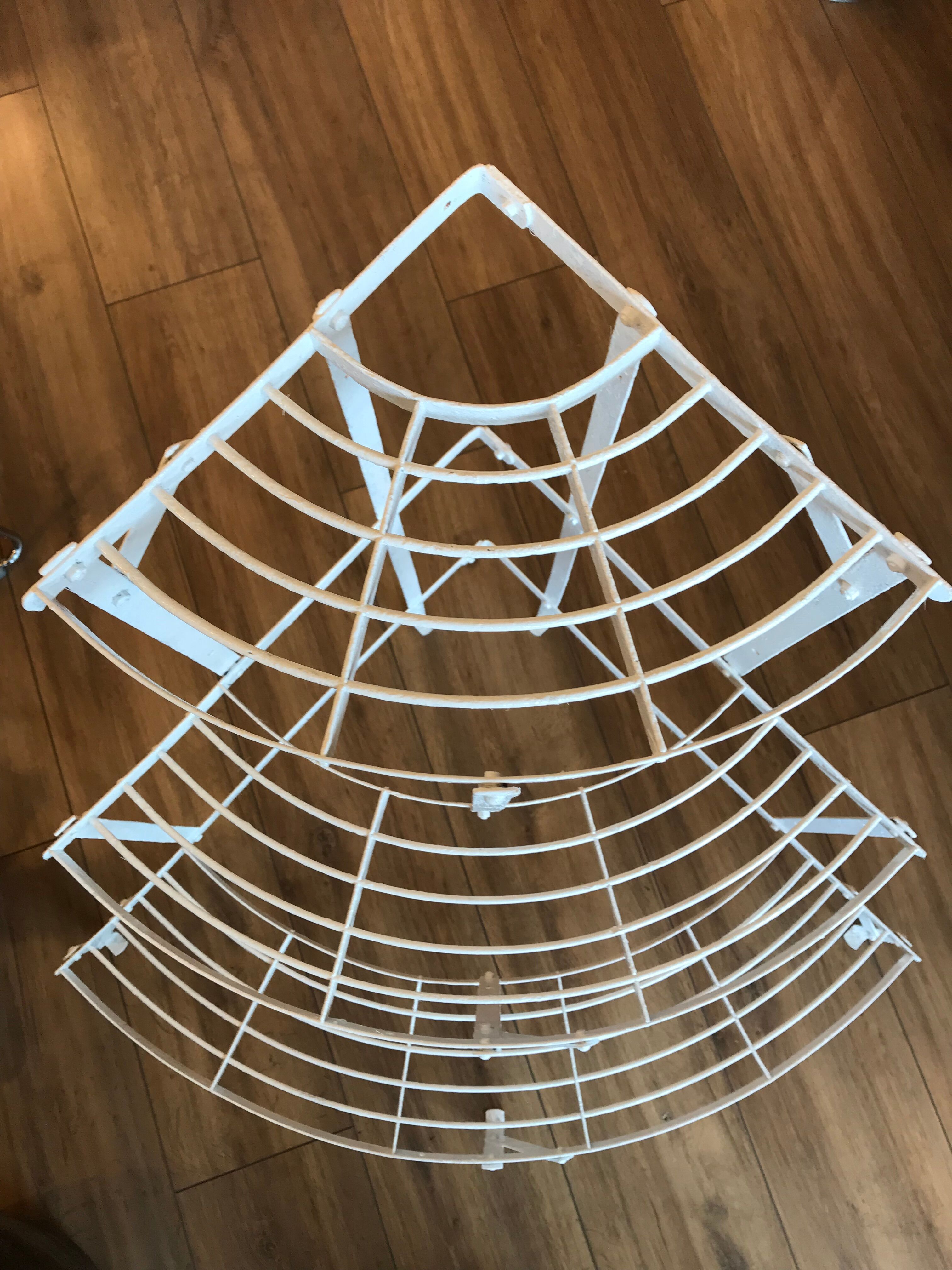 Wearing old wrought iron plants