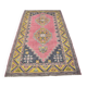 Tapis turc bio rose et jaune sku 3283