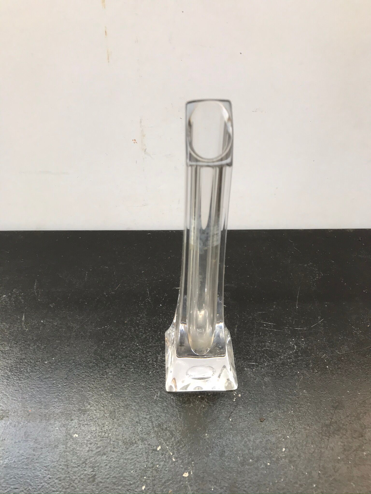Former vase soliflore in crystal made in France vintage