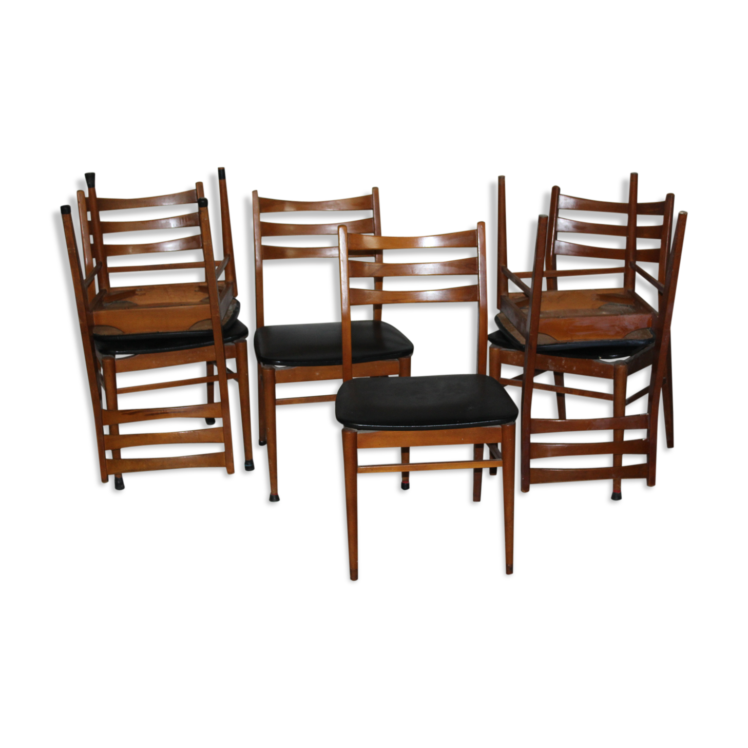 Lot of 6 20th century chairs