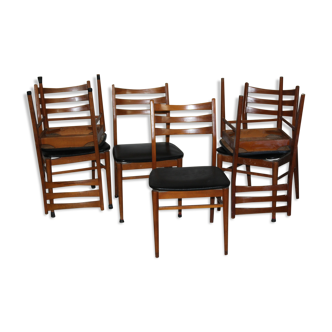 Lot of 6 20th century chairs