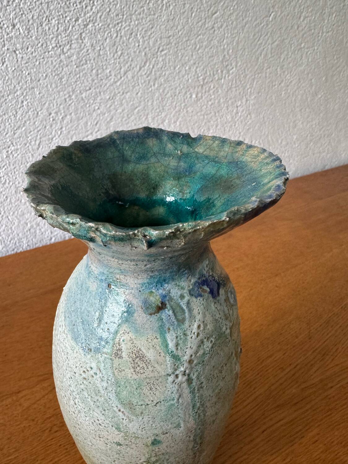Vintage raku vase