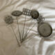Lot of iron molded with various forms