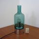 Italian glass and chrome table lamp, 1960s