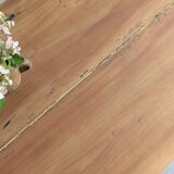 Farmhouse coffee table with drawer