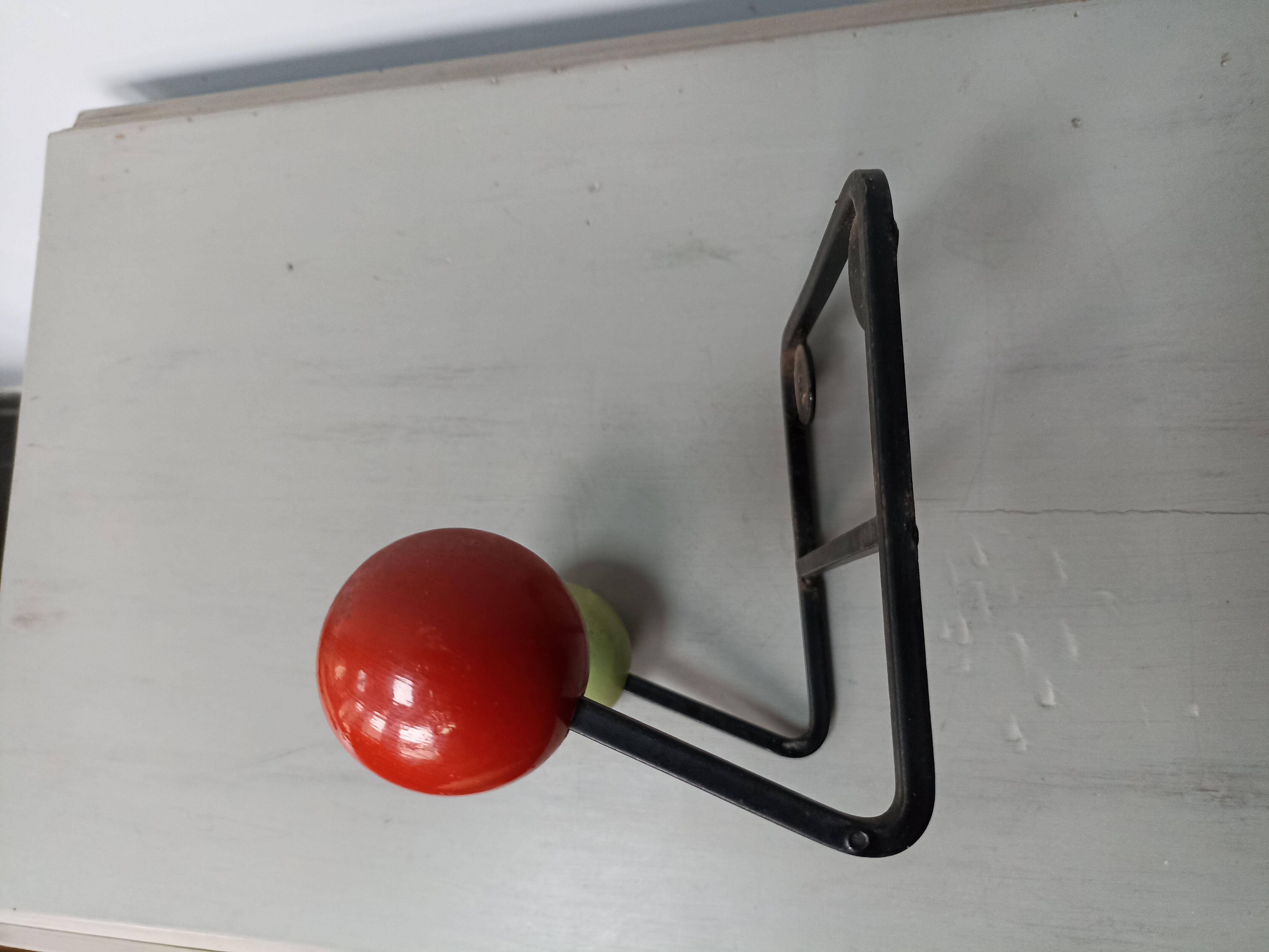 Vintage wall coat rack