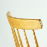 Mid Century Oak Chair Produced In 1975