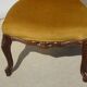 Golden yellow velvet armchairs