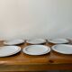 White and silver plates