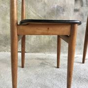 Pair of Scandinavian chairs by Hans Olsen for Frem Rojle - 1960s
