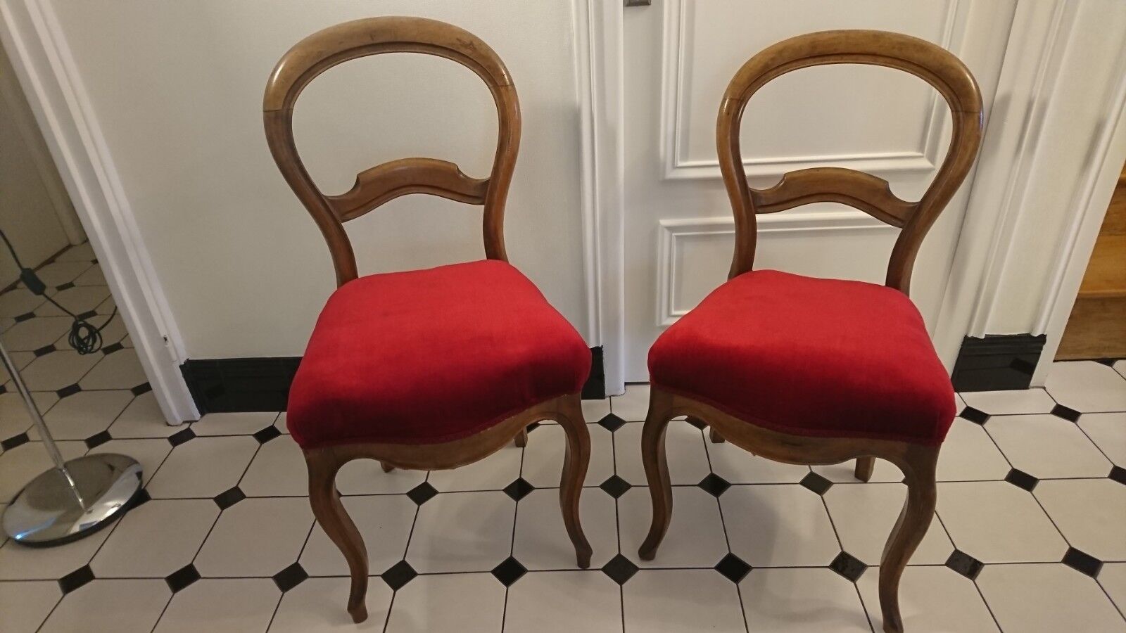 Lot of two Louis Philippe chairs