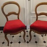 Lot of two Louis Philippe chairs