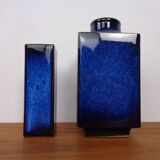 Blue Japanese ceramic vases, 1960s, set of 2