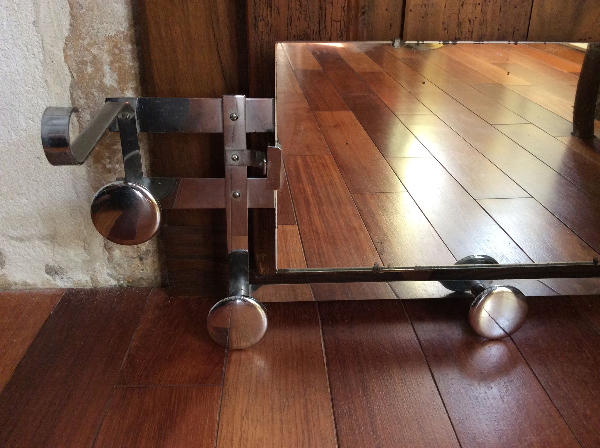 1960 vintage metal wall coatrack
