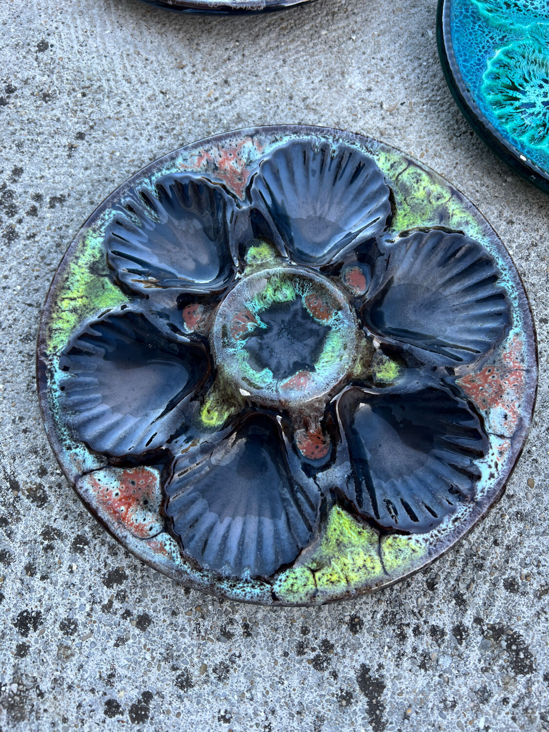 Vallauris oyster plates