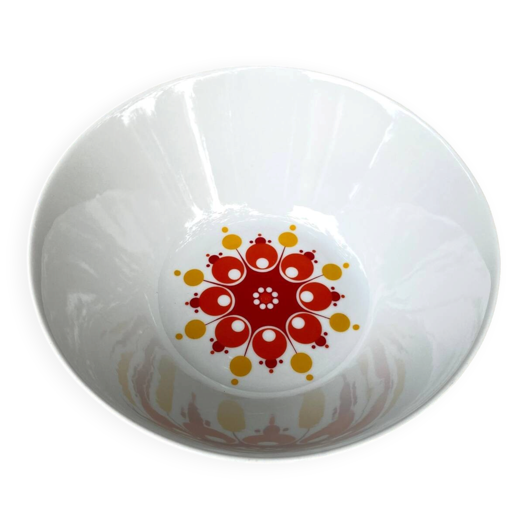 Winterling Schwarzenbach salad bowl, pop sun decor
