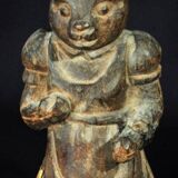 Carved wood representing the rabbit from Alice in Wonderland, late 19th century