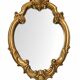Golden mirror in Louis XV style