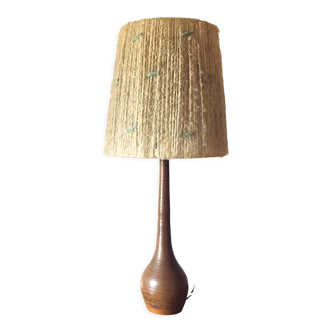 Mid-century earthenware table lamp, France 1950s