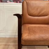 1960s design leather armchair.