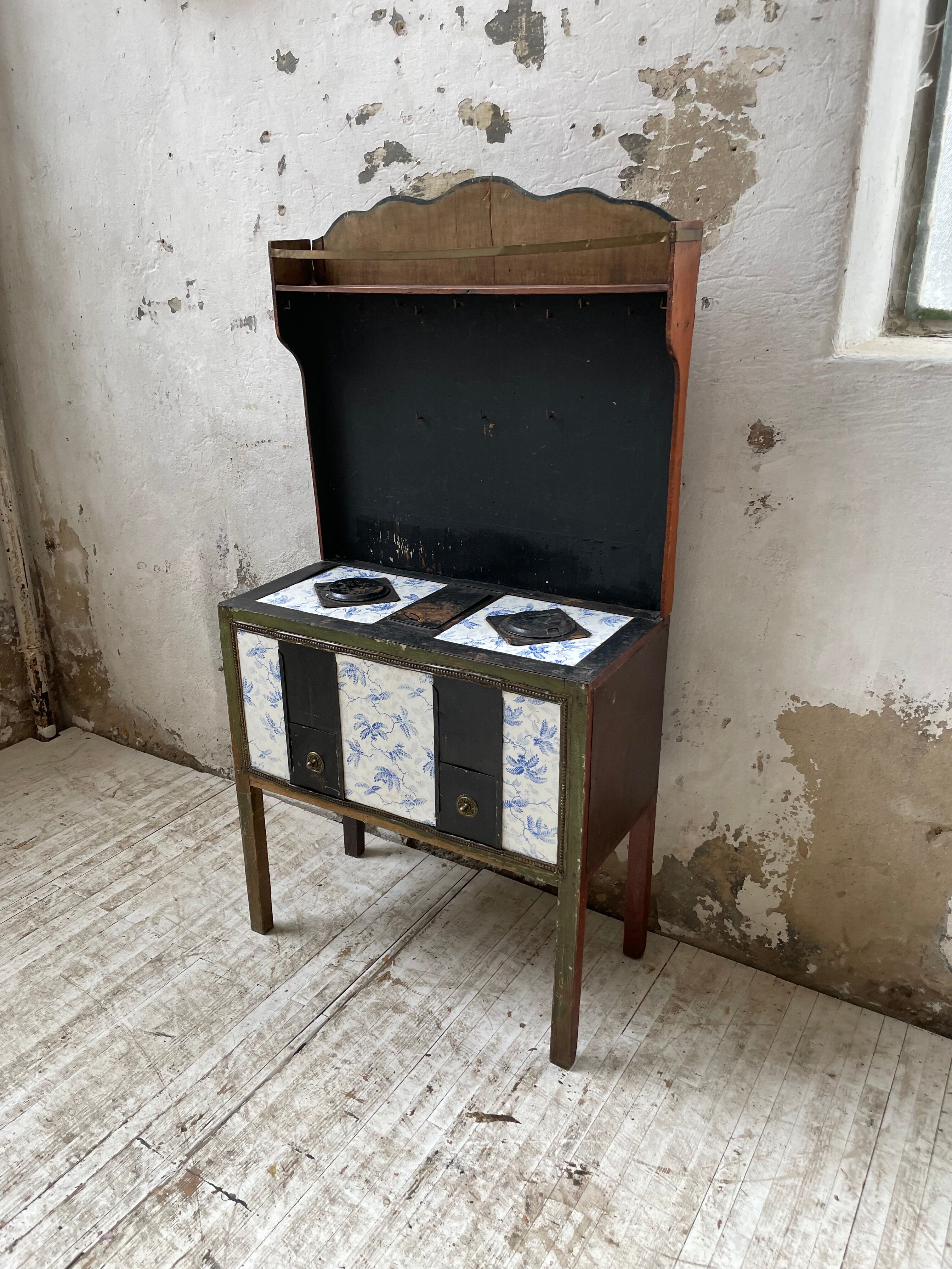 Children's toy stove antique