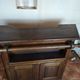 Wooden bar + 3 wooden stool and black skaï of the brand macorest