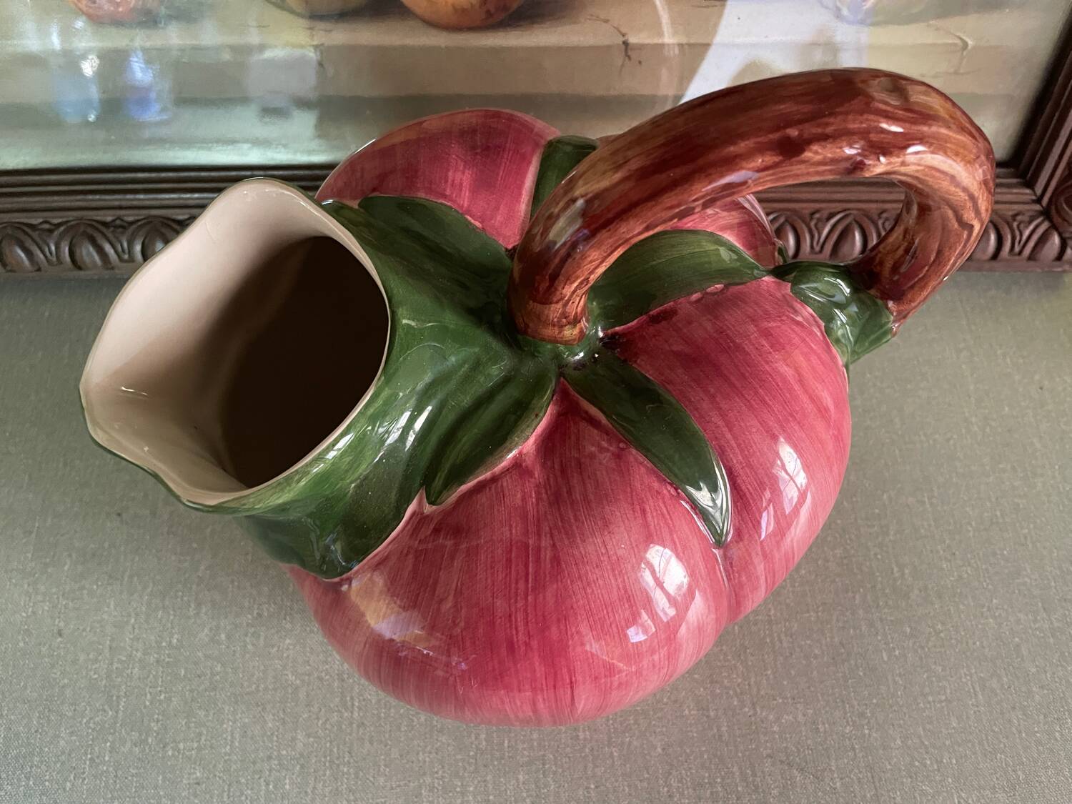 Vintage Tomato Pitcher