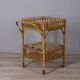 Vintage 1960s Italian-design bamboo bar cart
