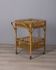 Vintage 1960s Italian-design bamboo bar cart