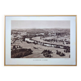 Domme, Dordogne, planche photo imprimée en 1942.