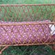 Vintage rattan baby cot