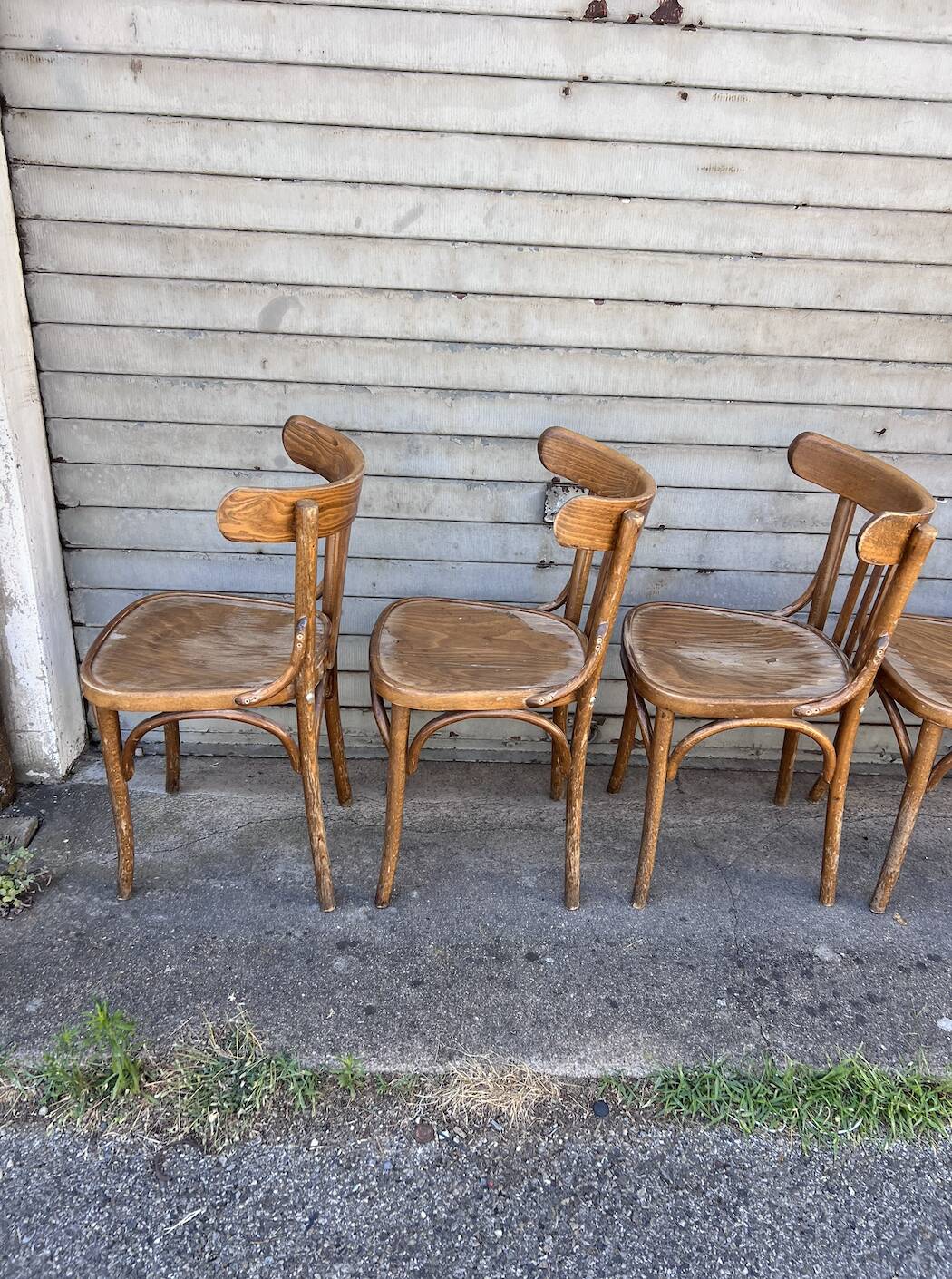 (Lot) 5 Anciennes Chaises Bistrot