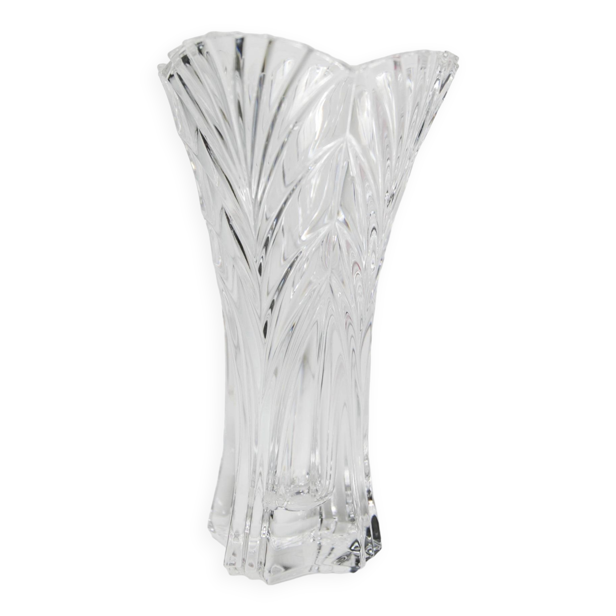 Crystal vase stamped Klein house 54120 Baccarat France
