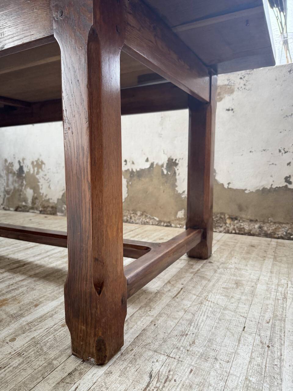 Table de ferme XL en chêne massif